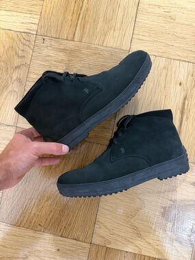 Black Men's Tods Boots